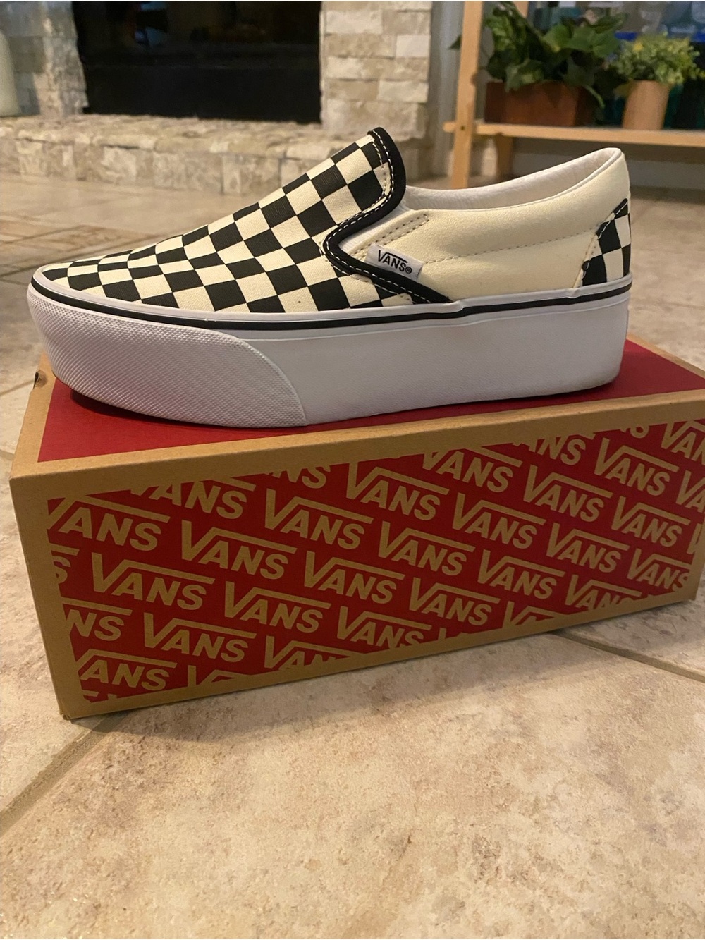 Checkerboard Vans - Picture 4 of 4